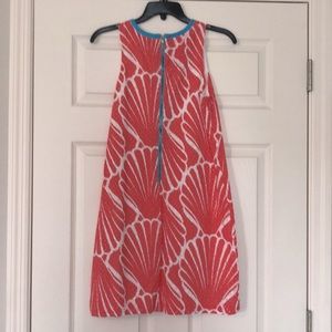 Crown & Ivy, size 2, pink and white eyelet dress